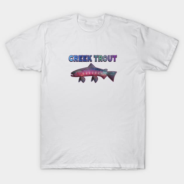 Creek Trout T-Shirt by MikaelJenei